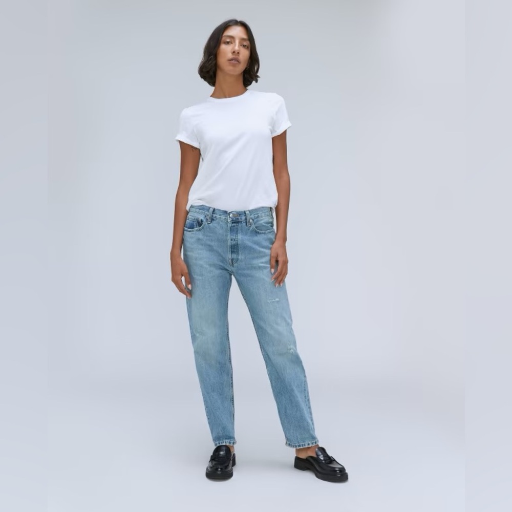 Everlane Rigid Slouch Relaxed Straight Fit Jean Women’s Sz 31, 27.5” inseam
